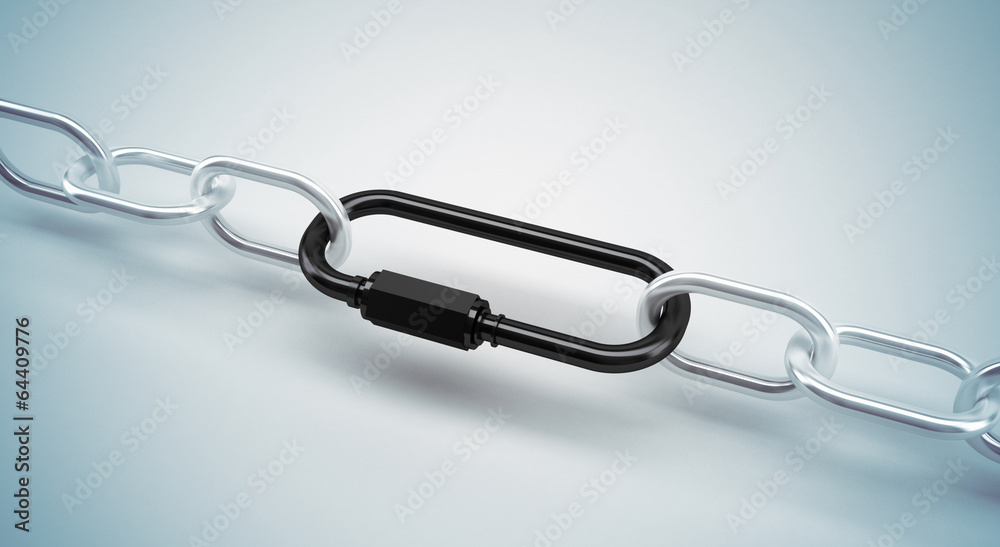 Obraz premium powerful chain link