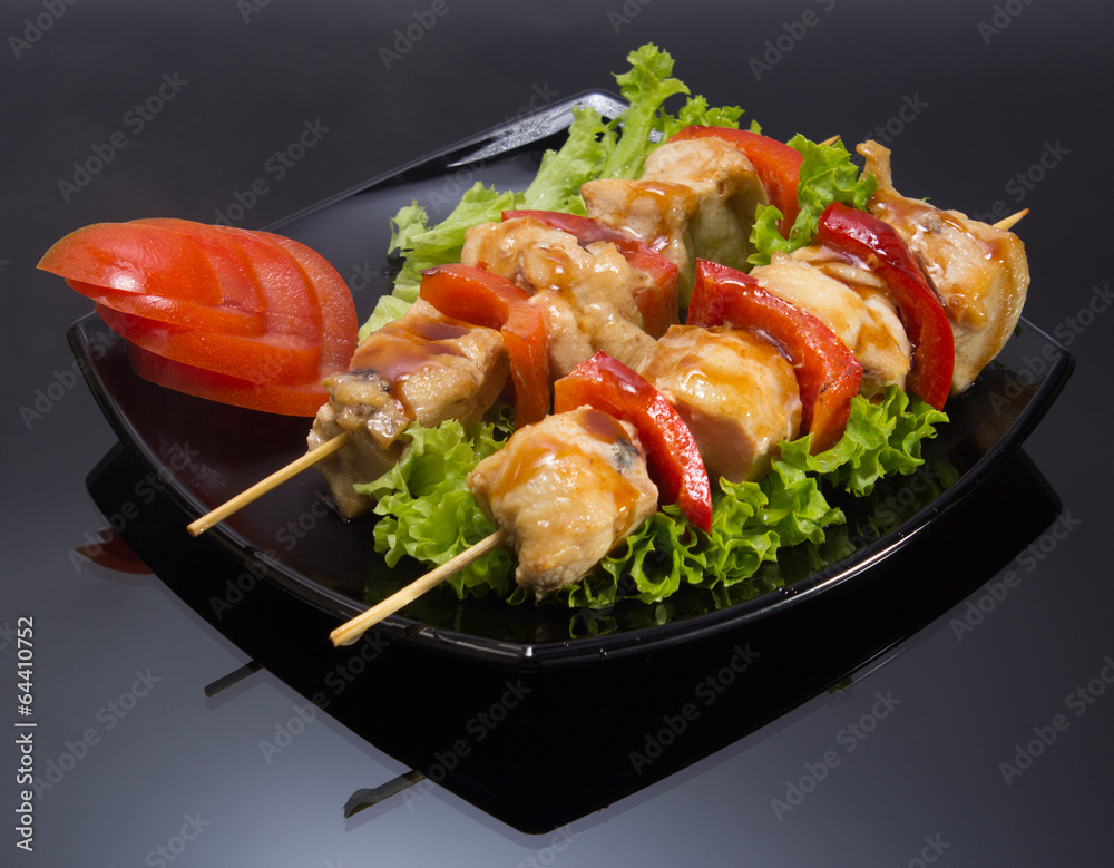 Grilled meat and vegetables Grilled meat and vegetables