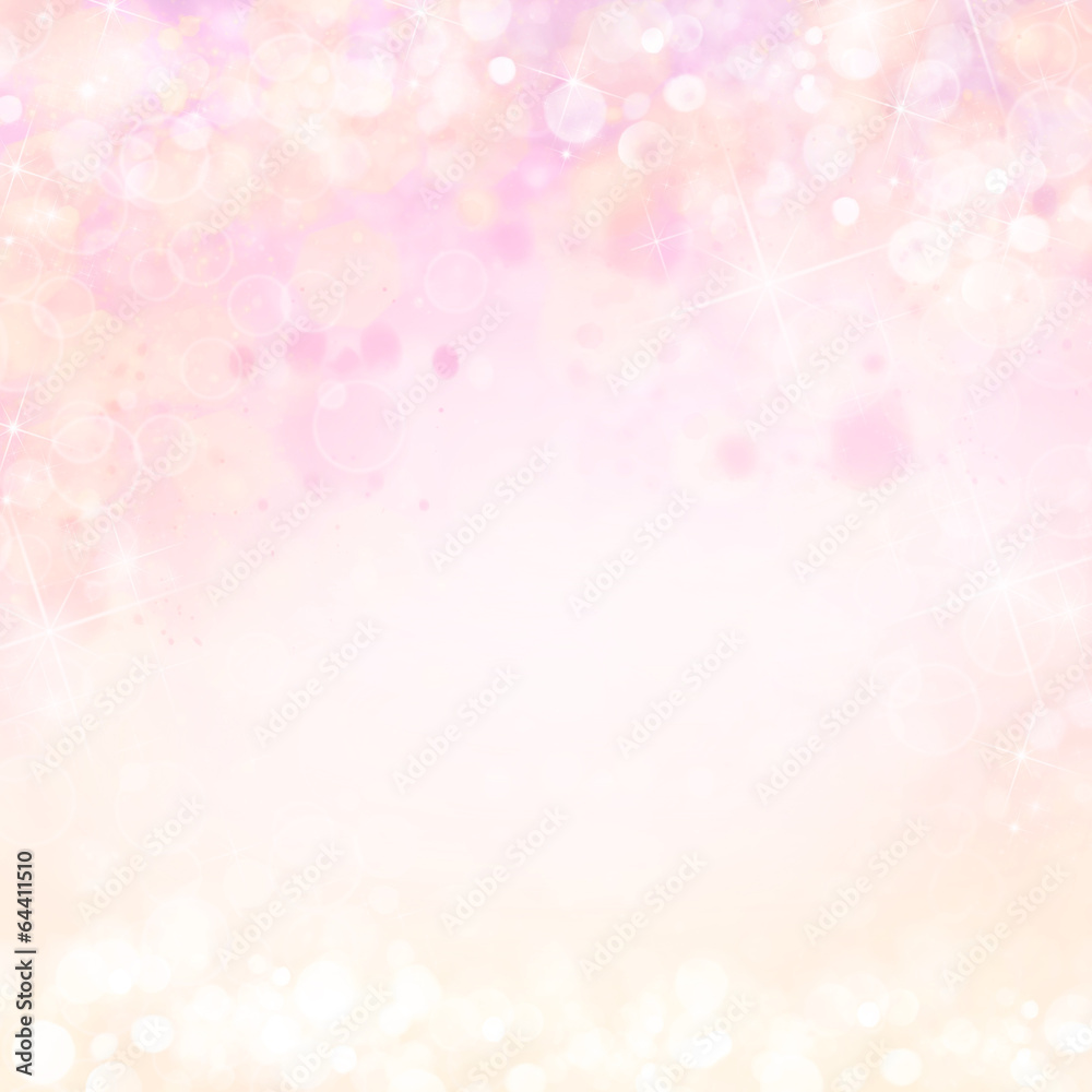 Pink abstract romantic background with bokeh and sparkle Pink abstract romantic background with bokeh and sparkle