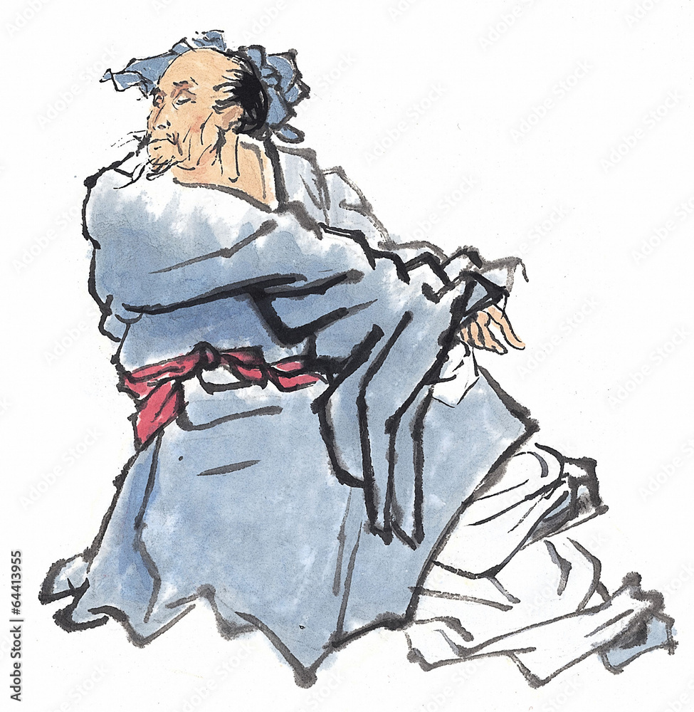 신선 수묵화 신선 수묵화