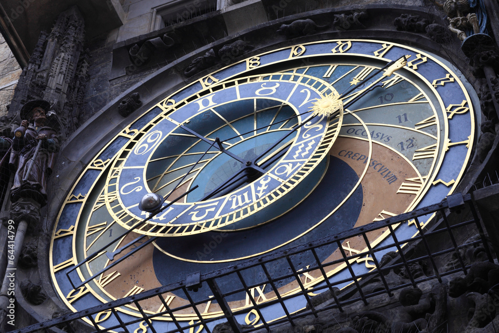 Detail of prague astronomical clock