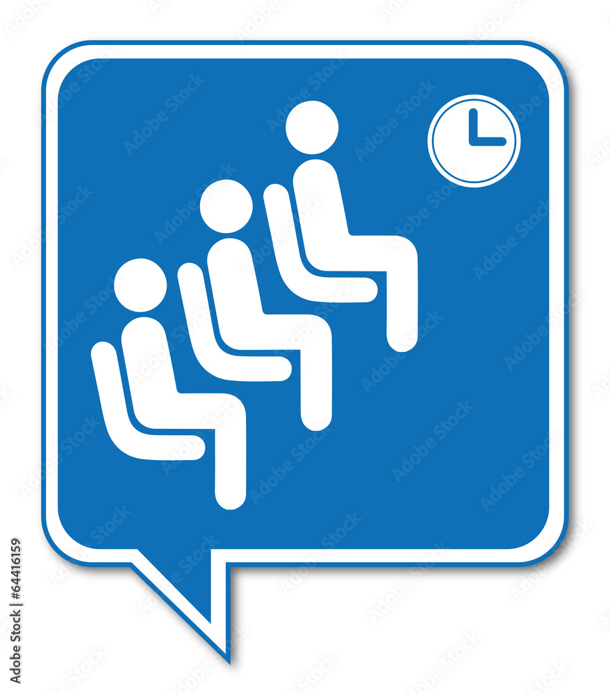 Logo salle d'attente. Logo salle d'attente.