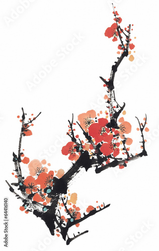 사군자 수묵화