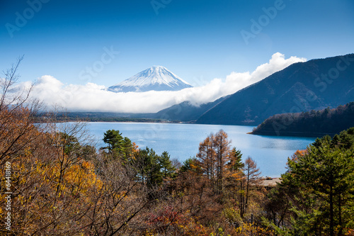 Mt Fuji view from the lake