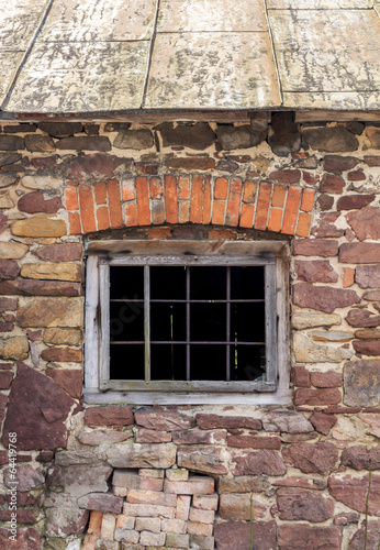 fragment of old barn
