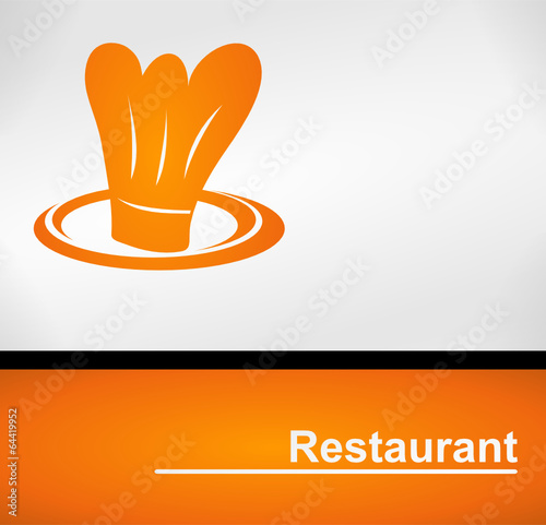 logo restaurant orange photo