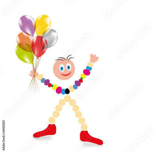 Pünktchen mit Luftballon