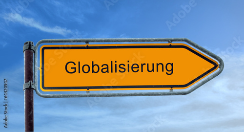 Strassenshcild 8 - Globalisierung