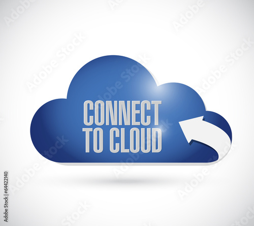 cloud computing connection concept illustration