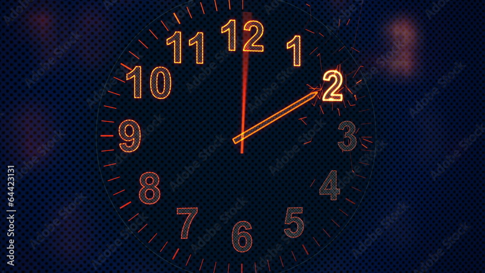 animation clock timelapse seamless loop
