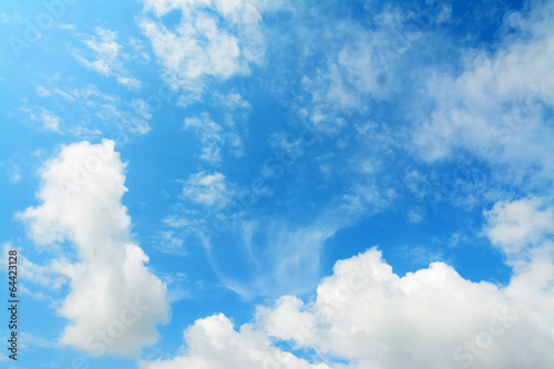 blue sky with clouds