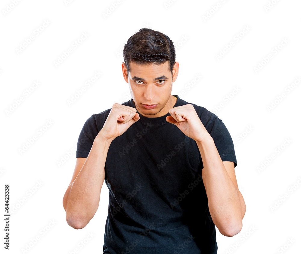 two people getting ready to fight 5544802 Vector Art at Vecteezy
