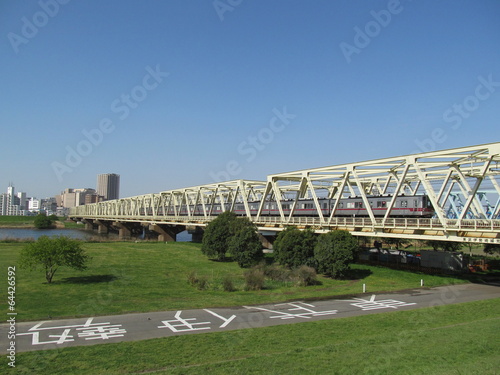 伊勢崎線の鉄橋