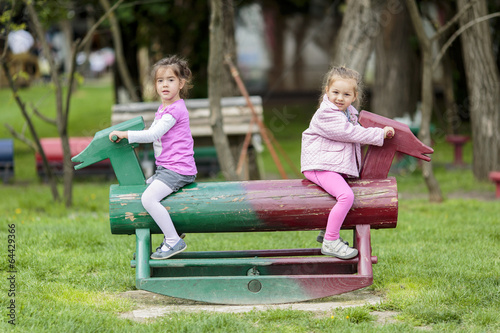 Girls playing in the park © BGStock72
