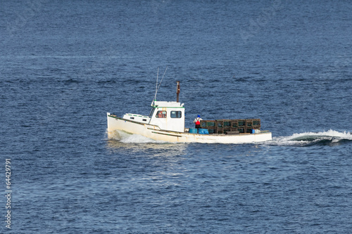Maine lobster boat