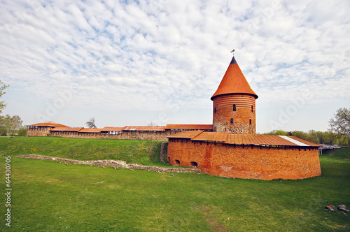 Kaunas Castle, built during the mid-14th century, in the Gothic