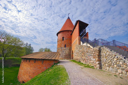 Kaunas Castle, built during the mid-14th century, in the Gothic