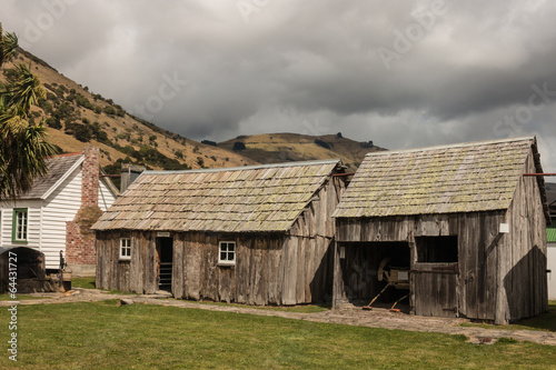 traditional wooden houses in New Zealand