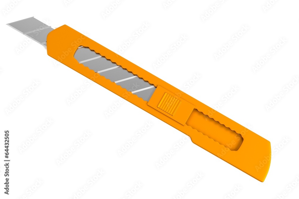 realistic 3d render of office knife realistic 3d render of office knife