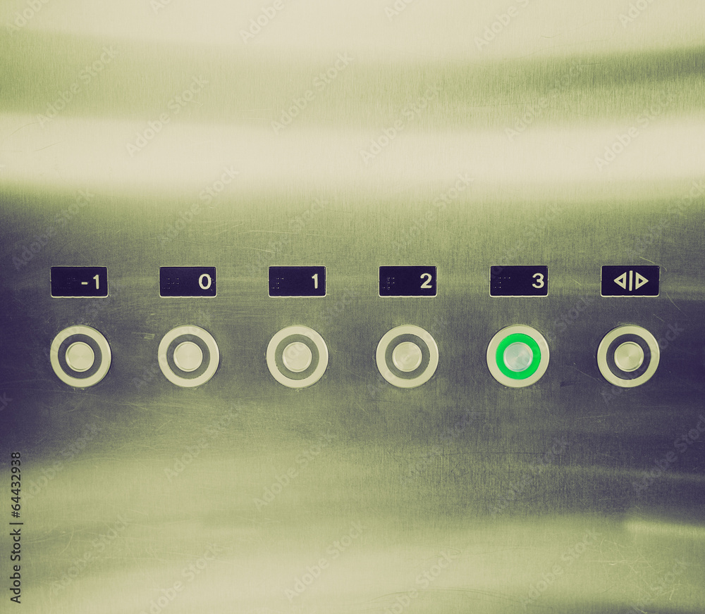 Retro look Lift keypad Retro look Lift keypad