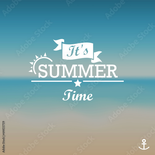 Summer time poster
