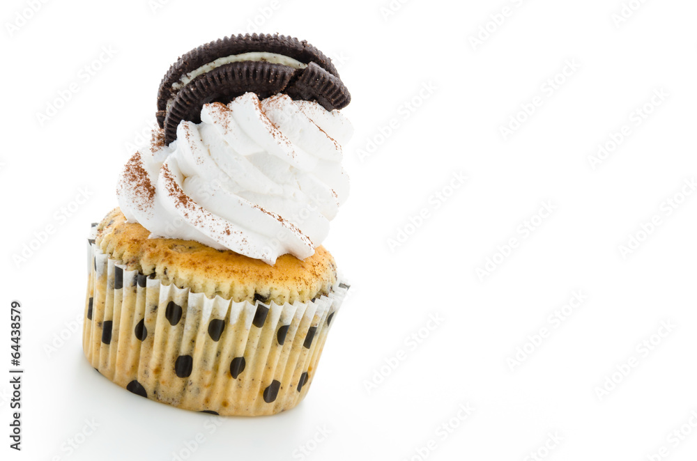 Cupcakes isolated on white background Cupcakes isolated on white background