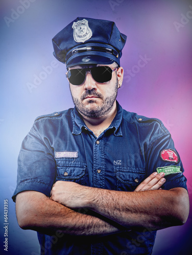 Police man photo