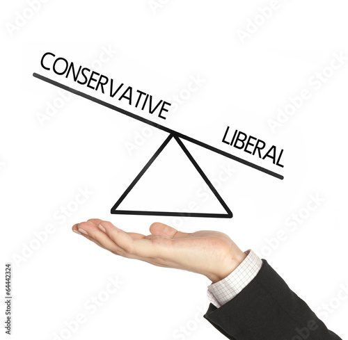 conservative versus liberal