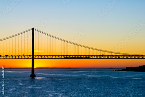 25th of April bridge at sunrise © Alena Stalmashonak