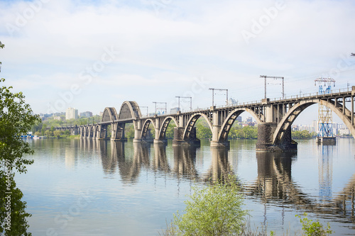 The railway bridge over the river