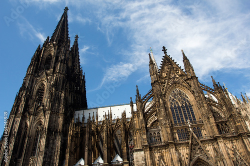 Cologne Cathedral against the blue sky