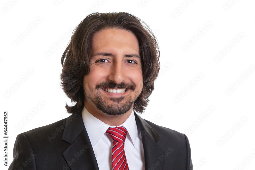 Portrait of turkish businessman with beard Portrait of turkish businessman with beard