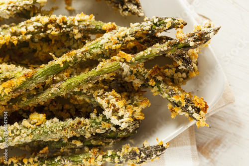 Homemade Panko Breaded Asparagus
