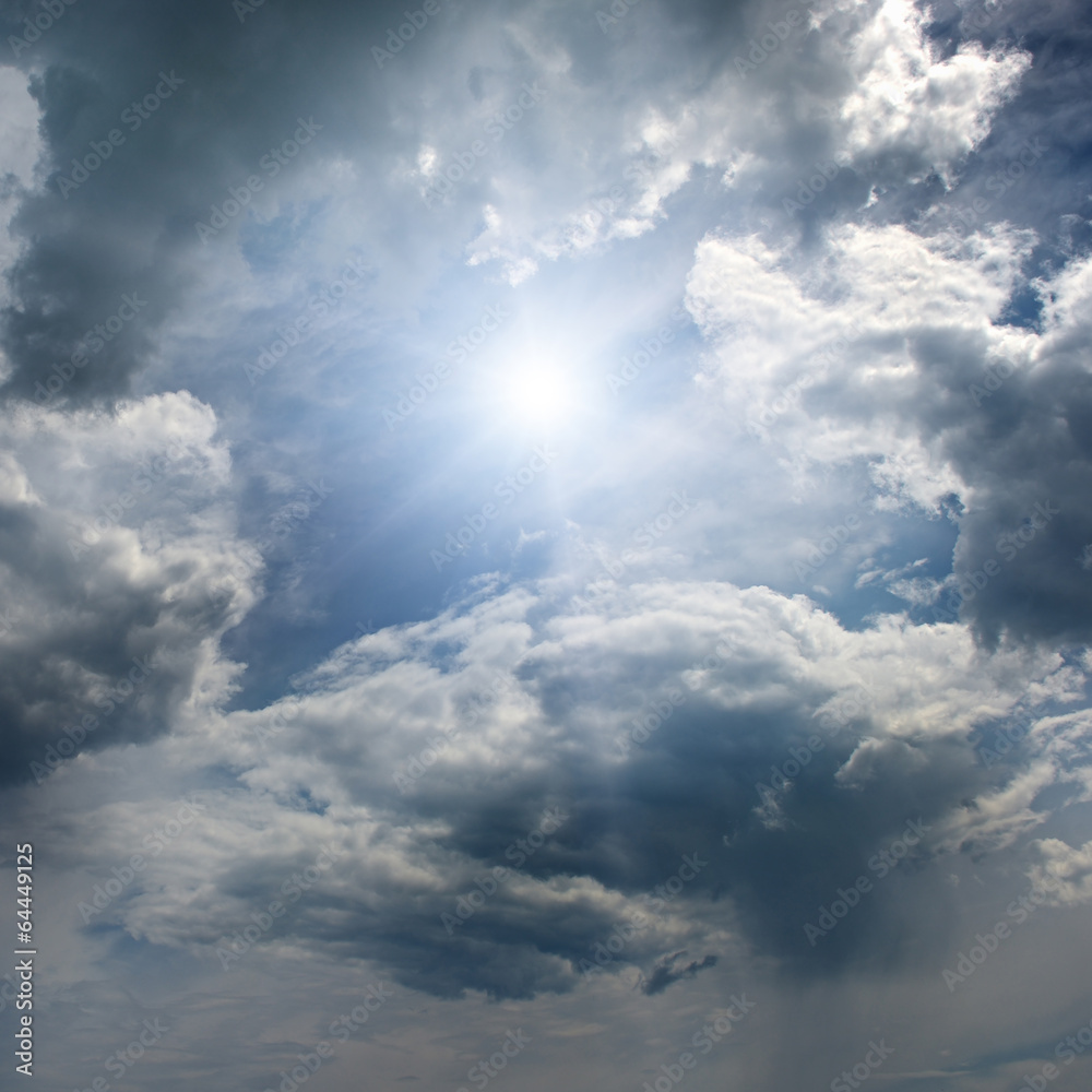 sun on blue sky sun on blue sky