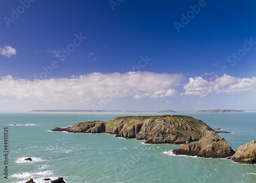 Coastal scene on the Channel Islands