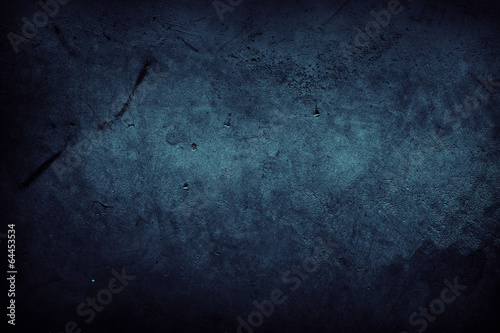 Blue textured concrete wall background