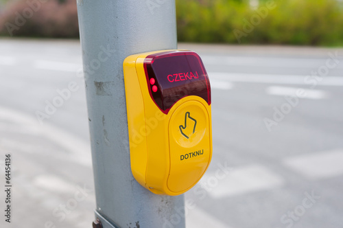 Stop - crosswalk button