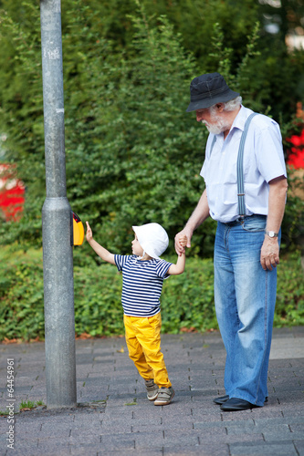 Crossing the street