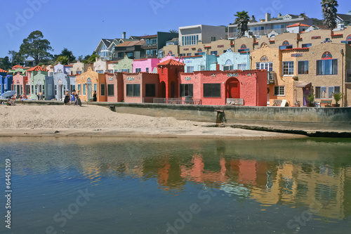 Capitola - Colorful small town in Northern California photo