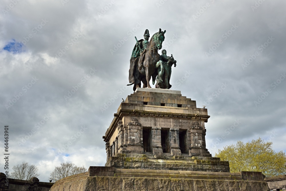 Kaiser-Wilhelm-Denkmal  am Deutschen Eck