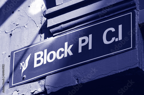 Block Place Street Sign - Melbourne