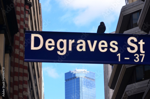 Degraves Street Sign - Melbourne