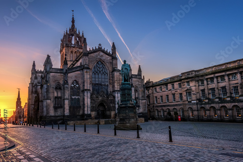 St Giles Cathedral at Sunrise, Edinburgh photo