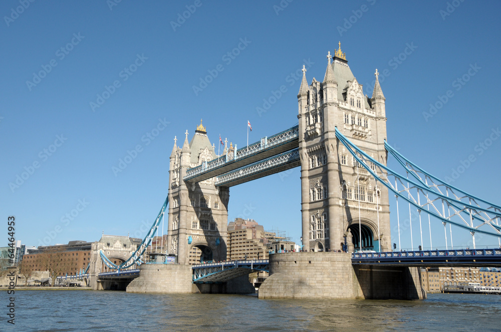 Fototapeta Tower Bridge over River Thames in London