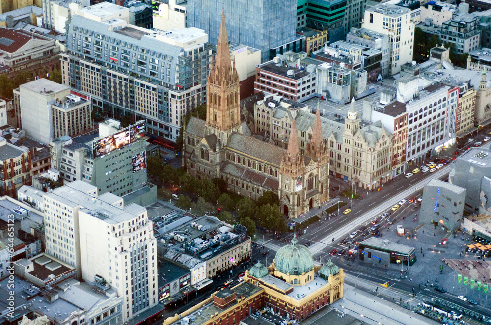 Fototapeta premium St Paul's Cathedral - Melbourne