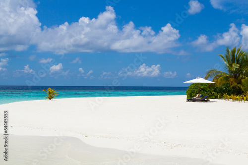 Beautiful white sand beach,Maldives