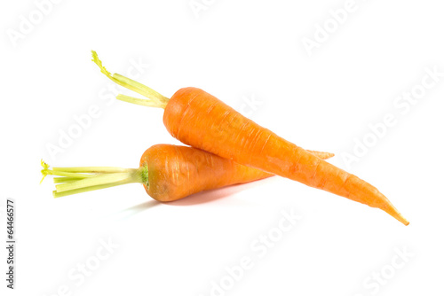 carrots isolated on white © penguiiin