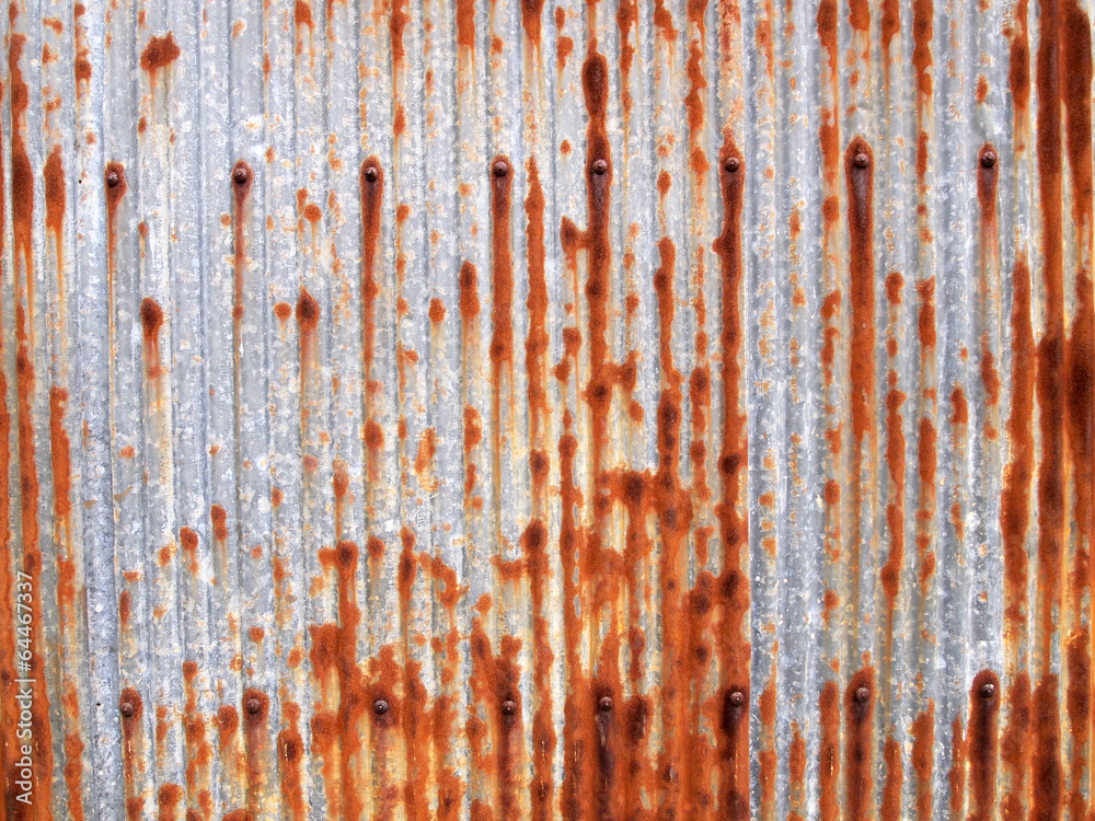 Fototapeta premium Zinc galvanized grunge metal texture