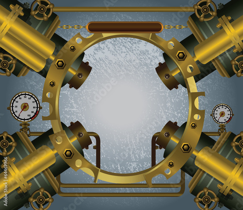 Vector industrial and engineering background