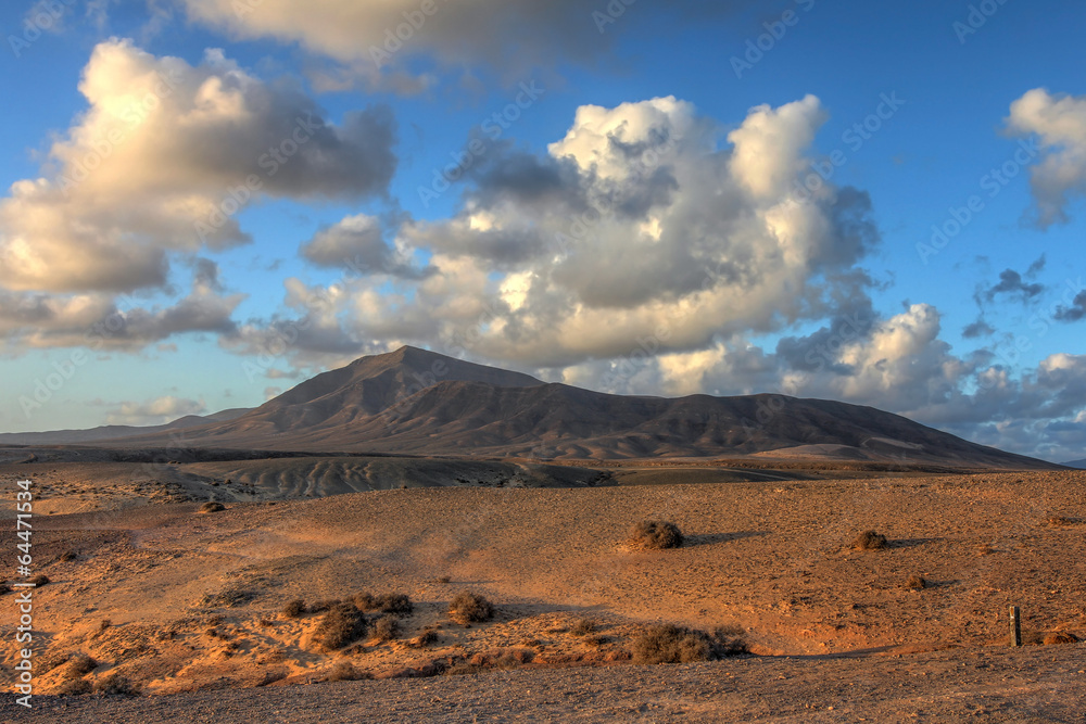 Landscape in Lanzarote, Canary Islands, Spain